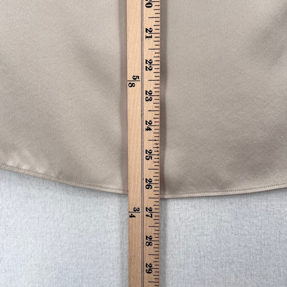 ENZA COSTA Silk Slip Skirt Womens Small 1 Flax Cream Midi Lightweight Luxury NEW - Picture 16 of 16